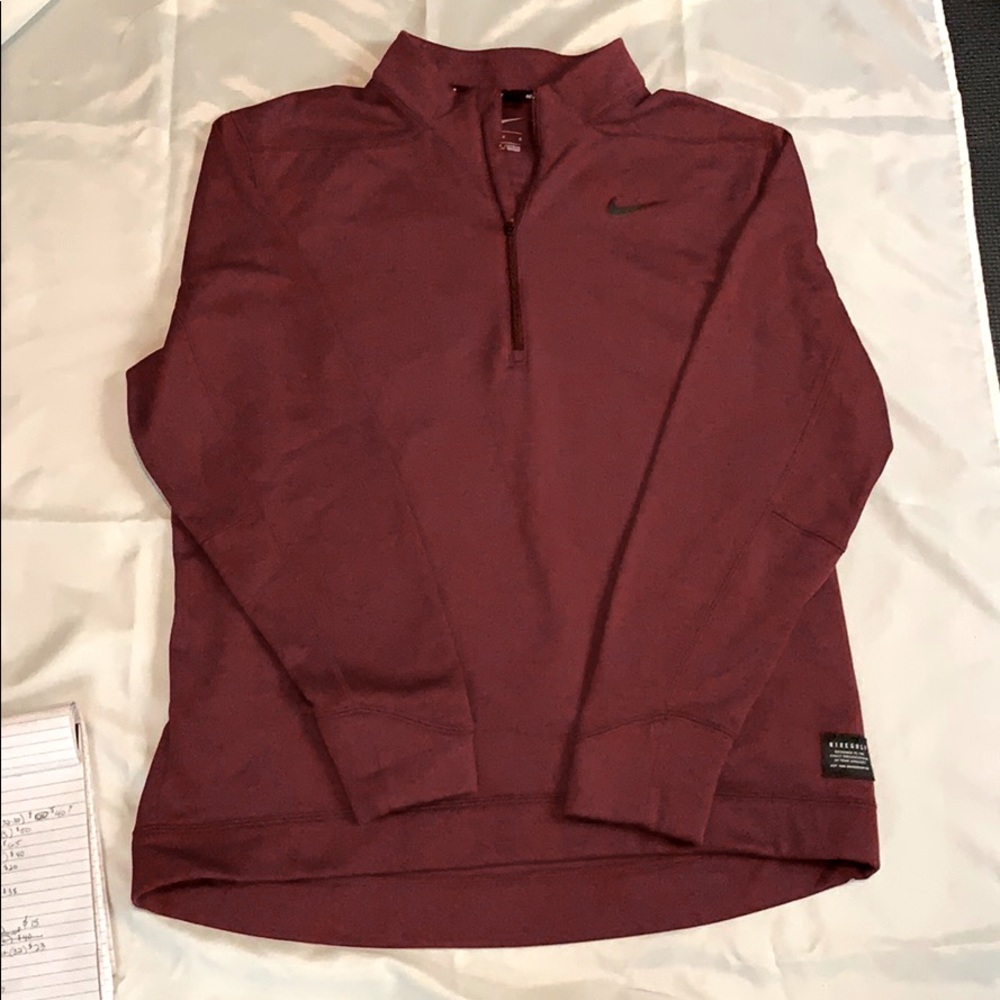 Nike Golf pullover. Maroon